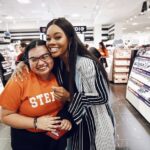 Gabby Douglas Instagram - so excited to team up with @JCPenney to surprise deserving teens from @StepUpWomensNetwork with $500 shopping sprees so they can get everything they need to head back to school with confidence. #AllAtJCP 💕