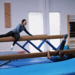 Gabby Douglas Instagram - even as an actor on screen, you need some gymnastics ability to pull it off -had so much fun teaching @jaypharoah how to be a gymnast😂 watch the latest episode of #SpecialSkills on @imdb to find out!