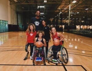 Gabby Douglas Instagram - had so much fun today learning about the challenged athletes foundation with Kobe! 💛