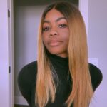 Gabby Douglas Instagram - hello from the blonde side👱🏽‍♀️