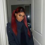 Gabby Douglas Instagram - red head