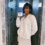 Gabby Douglas Instagram - There’s nothing more important than a little self-care. That’s why I teamed up with @remedydermatologyseries to make a real difference in my skincare. Little fun tip: if you smooth it on after the shower, you’ll know you’re helping to lock in your skin’s natural moisture 🤍