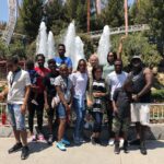 Gabby Douglas Instagram - six flags with the crew. HUGE thanks you to @sixflagsmagicmountain for hooking us up! #thrillcapitaloftheworld #sixflagsmagicmountain