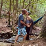 Gabby Petito Instagram – Fun fact: I was actually terrified to sit in the hammock above this little waterfall! 🧃 
#hikingadventures
#outsideisfree