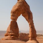 Gabby Petito Instagram – On a calm Monday morning, @bizarre_design_ and I decided to take the highly trafficked hike to the Delicate Arch. 
Not sure if it’s because it was 7ᴀᴍ on a Monday, but there actually were not as many people on the trail as I expected. After waiting on a short line for someone to generously take our photo, @bizarre_design_ and I made our way to the other side of arch (sᴇᴇ ɴᴇxᴛ ᴘᴏsᴛ) 
We also camped for one night in Devils Garden with the cover off of our tent to fall asleep watching the stars, trying to catch a glimpse of the Perseid meteor shower 
🌌
𝐹𝑢𝑛 𝐹𝑎𝑐𝑡 → I did not edit any of these photos (except maybe to brighten the exposure slightly) but only one person in the background of the last slide! 
Also, during our hike I stepped off the trail up onto bare rock, just to take a photo of the view out of everyone’s way of the path, and a very nice man who I believe worked for @rei stopped everyone in their tracks and commented about my shoes asking me how I liked them, I felt like I was giving a small presentation to everyone crowding around waiting to continue on the path, all looking up at me while I’m standing on this rock describing how awesome these shoes have been!  especially hiking with them on the #appalachiantrail while @bizarre_design_ hikes barefoot! 
⌓ ͙⁺˚*･༓☾ side note ˚ this is not sponsored or an ad, although I wish it was (@rei )… But basically ALL of our hiking and camping gear, and also our van life essentials are all from @rei #reicoop 
#archesnationalpark #nps