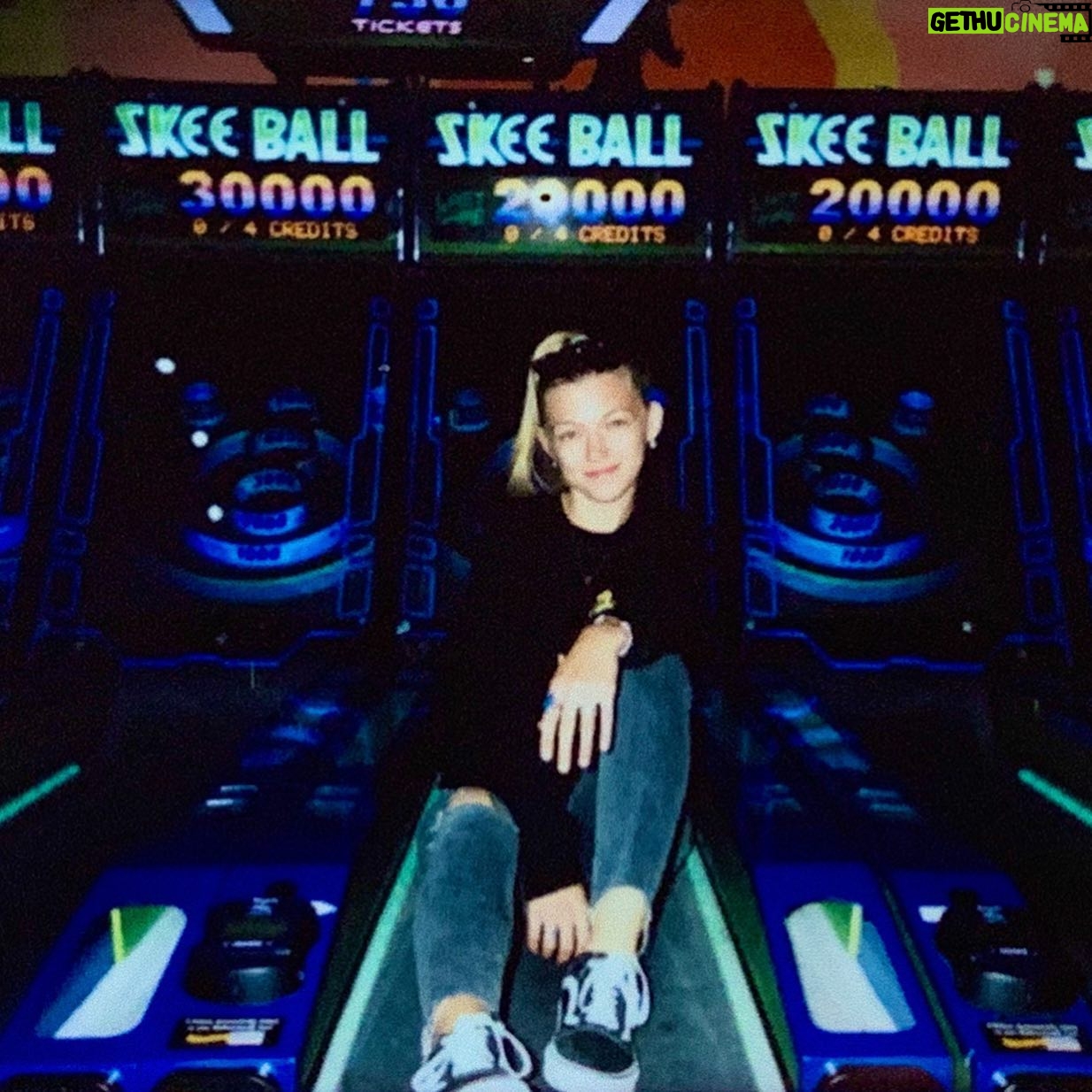Gabby Petito Instagram - Took pic then left 🦖 #film #santacruz #skeeball
