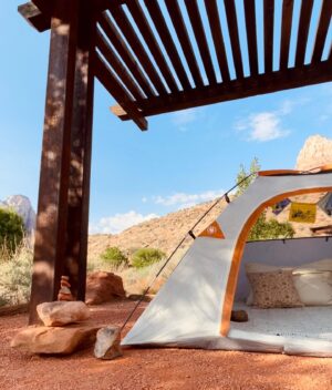 Gabby Petito Instagram - ⛺️ 
Brought a small piece of home to the canyons ☺︎︎
𓆈
.
#vanlife #expeditionhappiness #nomadlife #vanconversion #zion #therighttoexplore