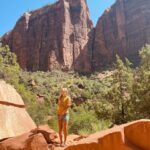 Gabby Petito Instagram - ⛺️ Brought a small piece of home to the canyons ☺︎︎ 𓆈 . #vanlife #expeditionhappiness #nomadlife #vanconversion #zion #therighttoexplore