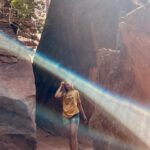 Gabby Petito Instagram - 🍋 on Mountain time シ The past two nights camping in Zion have been so cool, literally. We hiked up here in about 100° and it was so nice coming back to our campsite, watching the sky fill with dark clouds, and view the lightning storm in the nice cool air of the light rain. ☽ #vanlife #vanlifecamping #zionnationalpark #travel