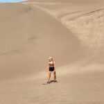 Gabby Petito Instagram – Bikini bottom isn’t the only place there’s sandy cheeks 🌵☀️
ت
➪ swipe to see me fall on my butt 
#vanlifetravel