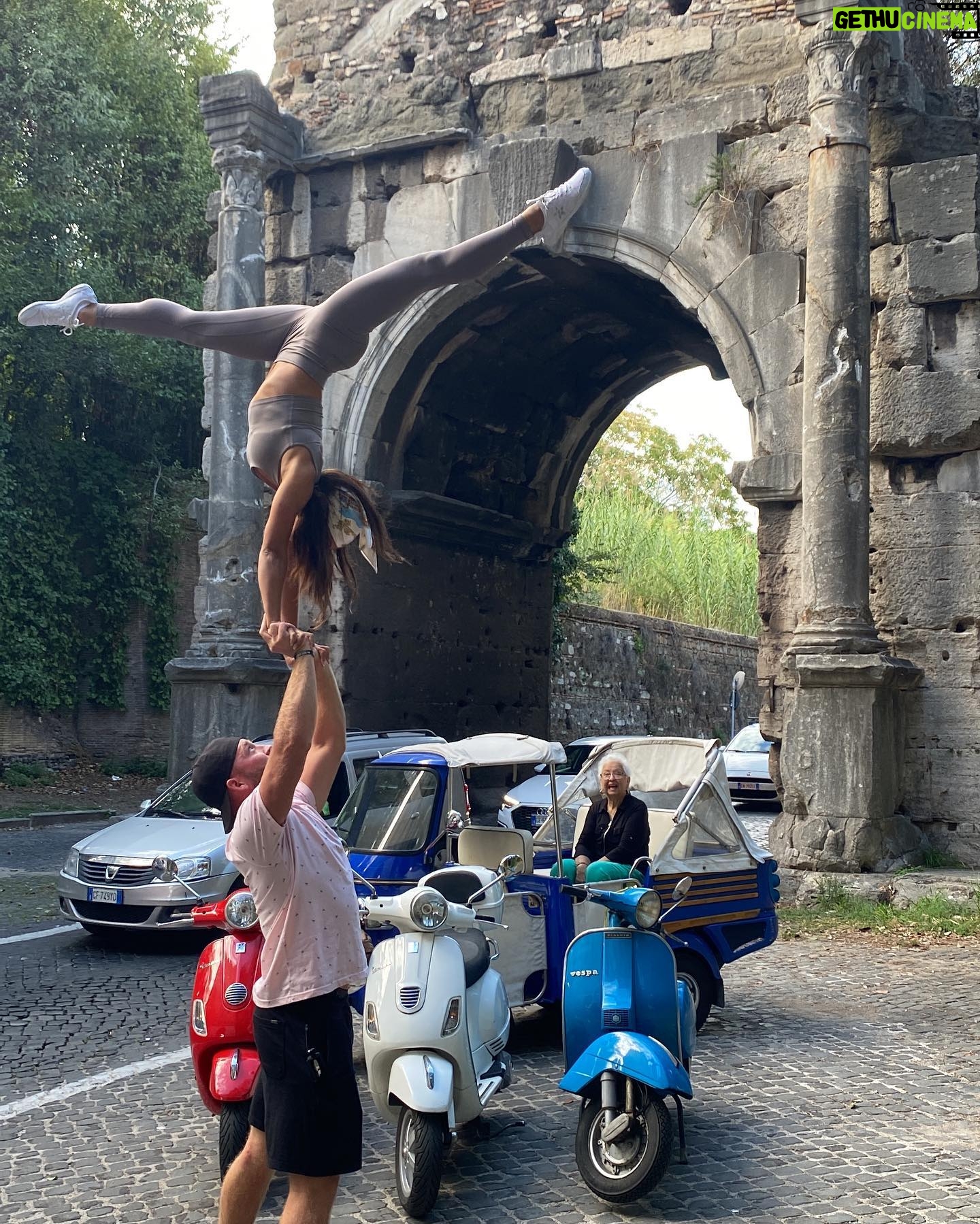 Gabi Butler Instagram - This experience was absolutely unforgettable…. first thing I would like to say is thank you, thank you, thank you @scooteromatours for this amazing day 🤍 you guys not only made me feel special, but the rest of my family as well 🙏🏽 You all have a heart of gold and I can’t thank you enough for giving us the most wonderful day! Definitely the highlight of our trip in Rome. If you guys ever come to the U.S. i’m taking you on my tour, which is jet skis and boats 😉😂 until next time ❤️