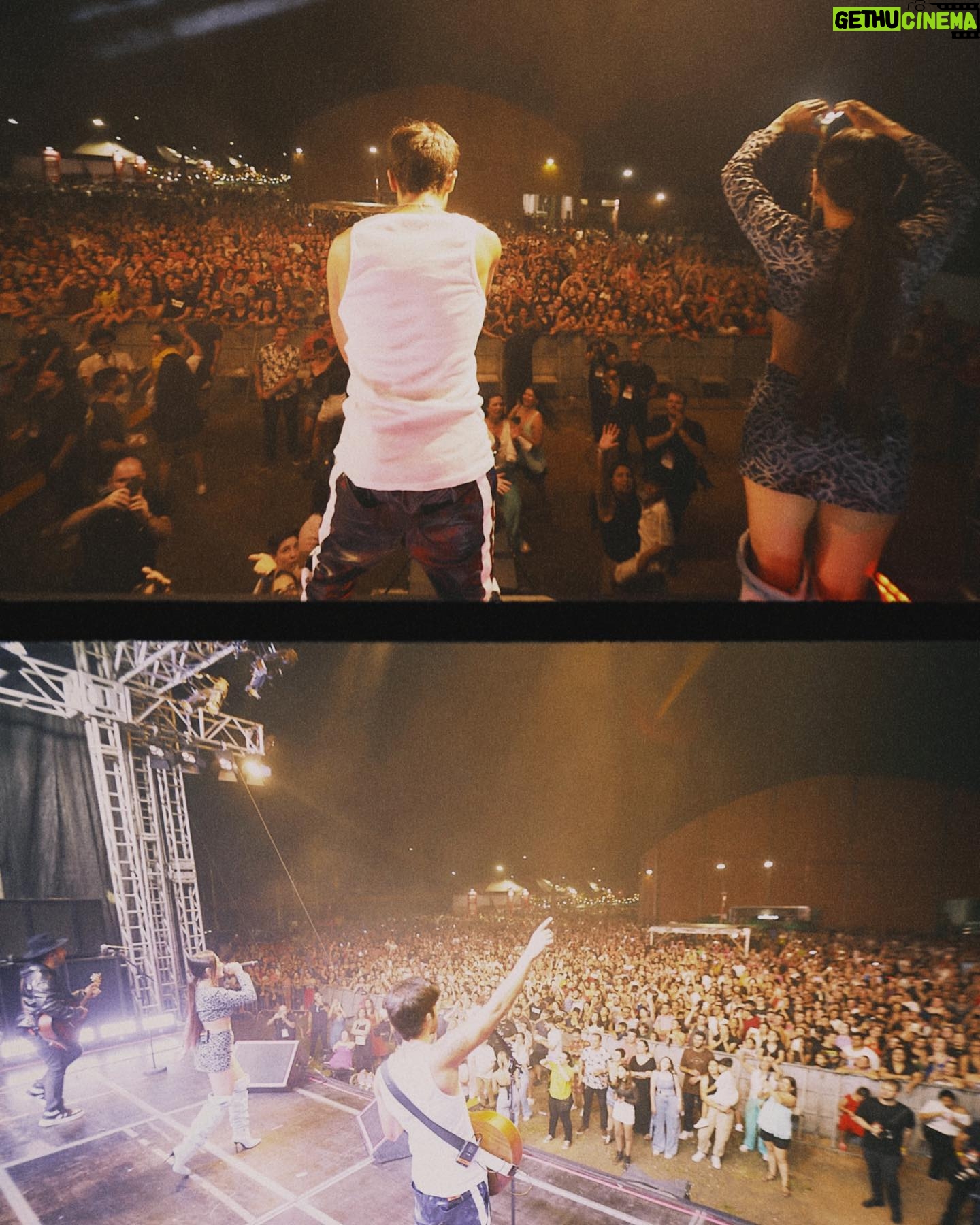 Gabi Melim Instagram - esses últimos shows tão com um gostinho de saudade 🤍 20 mil pessoas em santa bárbara!!!! brigaduuuu povo lindo