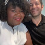 Gabourey Sidibe Instagram - On this day, 2 years ago, I married my favorite person. 10 out of 10, would recommend. @brandontour remains just as beautiful and dreamy, and clever and hilarious, and fun, and all around wonderful as he was the day I said “I do”. Lucky me 👩🏿‍❤️‍💋‍👨🏻💜👩🏿‍❤️‍💋‍👨🏻 Happy Anniversary my love @brandontour