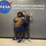 Gabourey Sidibe Instagram - For classified reasons, @brandontour and I toured NASA’s JPL campus with @chrismattmann and the best discovery of the day was Mutton Chop Scientist from the past! Sexy. 📸: @chrismattmann