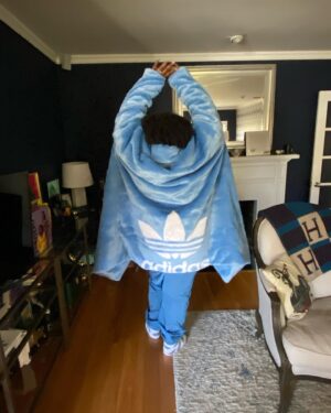 Gabourey Sidibe Instagram - My mans @brandontour sent an email and bibbidy, bobbidee BOOPED me some @weareivypark and now I don’t know how to act. Puttin all this in the prenup.  Thank you @adidasoriginals and obviously @beyonce cuz I’m mos def finna do squats in these brown joints!