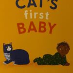 Gabourey Sidibe Instagram - All hands on deck! @derrelljermainedupree is ready for the responsibility. Thanks Auntie @brandyzblessed for finding the perfect book to prepare the cats to be big brothers.