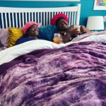 Gabourey Sidibe Instagram - @brandontour was very excited to see my mom and I in our bonnets. He took so many pictures when she visited in November.