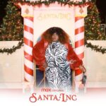 Gabourey Sidibe Instagram - I’d never miss an opportunity to dress up and celebrate the premier of a super funny and ADULT Christmas show!!! #SantaInc is officially up and running on @hbomax !!! Go watch it! Styling: @kellyaugustine Hair: @misscopeland310 / @braidsbylorine Makeup: @tobyfleischman