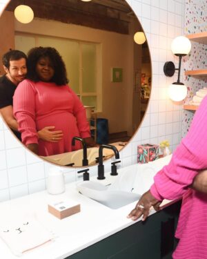 Gabourey Sidibe Instagram - I’m pregnant! We thought it was time to give our cats some responsibility so we’re giving them each a baby to take care of! Double the babies,double the cats, double the fun!! Twin Delivery coming soon! 
Twinty Twinty Four!!