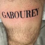 Gabourey Sidibe Instagram - Before @brandontour my whole life was Acapella. My husband is the cutest man. I love him so much and I didn’t force him to tat my whole ass name on his thigh. He did that on his own, while I was at the office all day in Toronto.