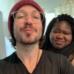 Gabourey Sidibe Instagram - Yesterday, in the middle of a busy day, at the most inconvenient time, I dropped my phone in a pool. @brandontour immediately stopped what he was doing to get it with a broken net, and the phone at the bottom of a 9 foot deep pool. I am in no position to get into a pool myself at the moment, so without hesitation, he jumped into action to deal with my clumsiness. He was pissed but he ended up getting into the pool fully clothed to get the phone and I wish there was video of it but…..my phone was in the pool. I’m typing on it now so it’s all good but what a hero @brandontour is!!