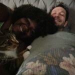 Gabourey Sidibe Instagram - Aaron is a teenager now and thinks he’s too cool to take family selfies.