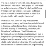 Gabourey Sidibe Instagram - I was a pretty busy day-drinking in the backyard so forgive me for this bit of yesterday’s news as I show off my gorgeous teammates @wellington_love and @iamfuriousblack of @gamechangerfilms!!! I’m so excited to direct my first feature Pale Horse with them!! 🎥💜🎥✨