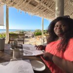 Gabourey Sidibe Instagram - @brandontour started at his new office job today to provide a roof and steady income for our Cats but mentally, I’m still in Mexico, ordering breakfast by the beach in between naps. Living a soft life.