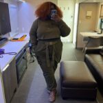 Gabourey Sidibe Instagram - Obsessed with this @gabifresh set. 💚