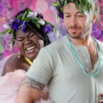 Gabourey Sidibe Instagram - Late because I lack focus but weeks ago, my friends @janeikajames @jasheikajames @ayeprahl_badu and @kperryjr threw @brandontour and I the perfect baby shower! It was perfect because it was so intimate and private and I didn’t have to lift a finger because it was mostly a surprise! Brandon and I really appreciate the love for our little family, especially because we are so bad at throwing parties, and being celebrated, but we need to work on that because we have 2 lil lives that deserve celebration so we’ll get it together by their 1st birthday!…..Maybe their 2nd birthday. 5th birthday for sure! Either way, I know my village will jump me and whoop my ass if I try to slide by without giving these babies a proper party and I love that for them! And me! We are so lucky to have friends like them💜💖💜💖