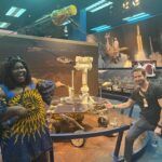 Gabourey Sidibe Instagram - For classified reasons, @brandontour and I toured NASA’s JPL campus with @chrismattmann and the best discovery of the day was Mutton Chop Scientist from the past! Sexy. 📸: @chrismattmann
