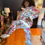 Gabourey Sidibe Instagram - My mans @brandontour sent an email and bibbidy, bobbidee BOOPED me some @weareivypark and now I don’t know how to act. Puttin all this in the prenup. Thank you @adidasoriginals and obviously @beyonce cuz I’m mos def finna do squats in these brown joints!