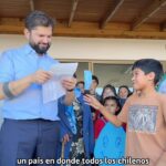 Gabriel Boric Instagram - Algunos instantes de lo que vivimos hoy en Pupuya, en la Región de O’Higgins, donde trabajamos para ampliar el Servicio de Agua Potable Rural y beneficiar a dos mil personas que han sido fuertemente golpeadas por la sequía.