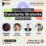 Gabriel Boric Instagram - Tremendos artistas estarán este sábado 20 de abril en la Plaza de la Constitución para el cierre del Mercado de Industrias Culturales del Sur. Todas y todos invitados a ser parte de este evento que comienza hoy y que celebra la colaboración entre nuestros países para fortalecer la cultura en Latinoamérica! chilecultura.gob.cl