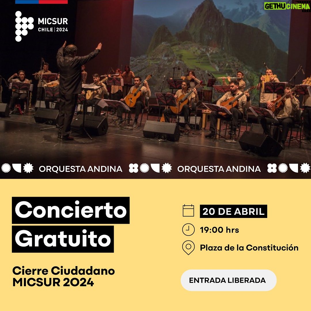 Gabriel Boric Instagram - Tremendos artistas estarán este sábado 20 de abril en la Plaza de la Constitución para el cierre del Mercado de Industrias Culturales del Sur. Todas y todos invitados a ser parte de este evento que comienza hoy y que celebra la colaboración entre nuestros países para fortalecer la cultura en Latinoamérica! chilecultura.gob.cl