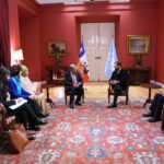 Gabriel Boric Instagram - Bienvenido a nuestro país @AntonioGuterres y a todos los Jefes Ejecutivos de las Naciones Unidas. Es un honor para Chile ser el primer país latinoamericano escogido como sede de la reunión de los más altos representantes de la @ONU_es. Su visita es reflejo de la fructífera colaboración y compromiso de Chile con el Sistema de Naciones Unidas y, al mismo tiempo, del gran aporte que este organismo ha realizado a nuestro país.