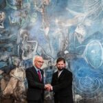 Gabriel Boric Instagram - Esta semana recibiremos en Chile a la Junta de Jefes Ejecutivos del Sistema de las Naciones Unidas y en su antesala, me reuní en La Moneda con el Alto Comisionado de @ONUDerechosHumanos, Volker Türk, encuentro en el que me acompañó el canciller @AlbertoVanKlaveren y el ministro (s) de Justicia, @JaimeGajardoFalcon.
