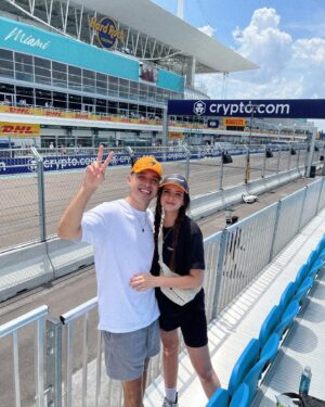 Gabriel Conte Instagram - happy mothers day ❤️ God is preparing you for something amazing as you enter this next season. love you! also… you’re welcome for the amazing gift of tickets to the formula 1 race. i’m such a good husband