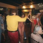 Gabriel Conte Instagram - 60s themed 60th bday for pops this weekend! Left my soul and my sweat in that dance circle 🪩 happy birthday dad!