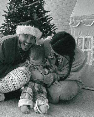 Gabriel Conte Instagram - MERRY CHRISTMAS!! From our family to yours ❤️
“And this will be a sign for you: you will find a baby wrapped in swaddling cloths and lying in a manger.” And suddenly there was with the angel a multitude of the heavenly host praising God and saying, “Glory to God in the highest, and on earth peace among those with whom he is pleased!” -Luke 2:12-14