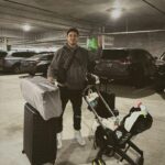 Gabriel Conte Instagram - parents who say traveling with a 9 month old is easy are pathological liars. anyways! hello LA we made it :)