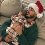 Gabriel Conte Instagram - MERRY CHRISTMAS!! From our family to yours ❤️ “And this will be a sign for you: you will find a baby wrapped in swaddling cloths and lying in a manger.” And suddenly there was with the angel a multitude of the heavenly host praising God and saying, “Glory to God in the highest, and on earth peace among those with whom he is pleased!” -Luke 2:12-14