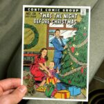 Gabriel Conte Instagram - the first annual conte comic christmas card! these will be fun to make over the years!
