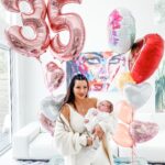 Gabriela Castrovinci Instagram - Best Bday Ever just because is the first of many birthdays with my son🎈I still can’t believe I’m a mother 👩🏽‍🍼#happy35thbirthday