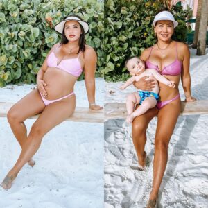 Gabriela Castrovinci Instagram - These pictures are one year apart and Armani Mateo is seven months old now. 🥰 #fourthofJulyweekend #motherhood #momlife #parenting #baby #love #family #mom #parenthood #babygirl #pregnancy #mother #motherhoodunplugged #momsofinstagram #newborn #kids #babyboy #mumlife #mama #pregnant #babiesofinstagram #babies #momblogger #maternity #mothersday #fatherhood #breastfeeding #toddler #mommy #babylove