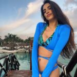 Gabriela Sari Instagram - Aquí y ahora 🙏🏼💙 @hrhrivieramaya #hrheivieramaya 👙 @companiadelsol