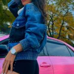 Gabriela Sari Instagram - Septiembre 💖 🖤Look @ginebrabsas 🖤@justaosadia 🖤@stylestore.ar @swatch_ar