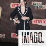 Gabriella Pizzolo Instagram - the game is afoot! special thanks to @aliceandolivia and @netflix for a mysterious night #enolaholmes2