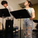 Gabriella Pizzolo Instagram - Beethoven: Live in Concert is only a week and a half away! check out @bvnthemusical and get your tickets today! swipe for a sneak peek of rehearsal shenanigans and some amazing press photos from @takeabowpodcast ⭐️