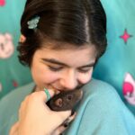 Gabriella Pizzolo Instagram - WARNING: adorable pet! this Sunday, #StupidPetTricks with Sarah Silverman will take over on @TBSnetwork. my pets may be different than some, but they know a bunch of tricks! looking cute is the main one, but swipe to see a trick at the end and be sure to tune on Sunday!